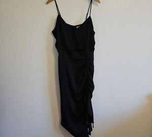 Naked Zebra Black Asymmetrical Dress